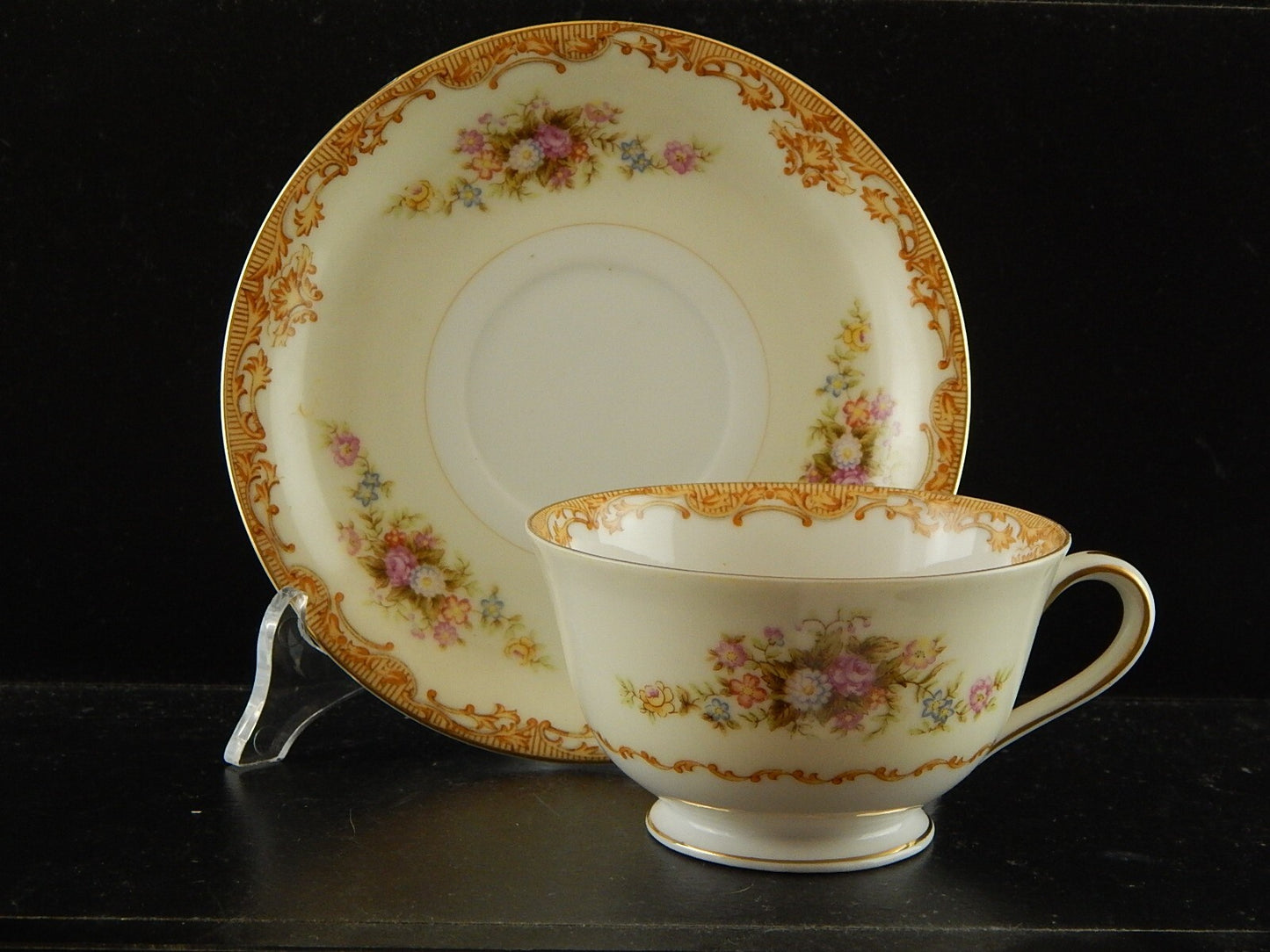 VINTAGE PREZIOSO SERVIZIO PORCELLANA 6 TAZZE TÈ SVOTO CHINA JAPAN