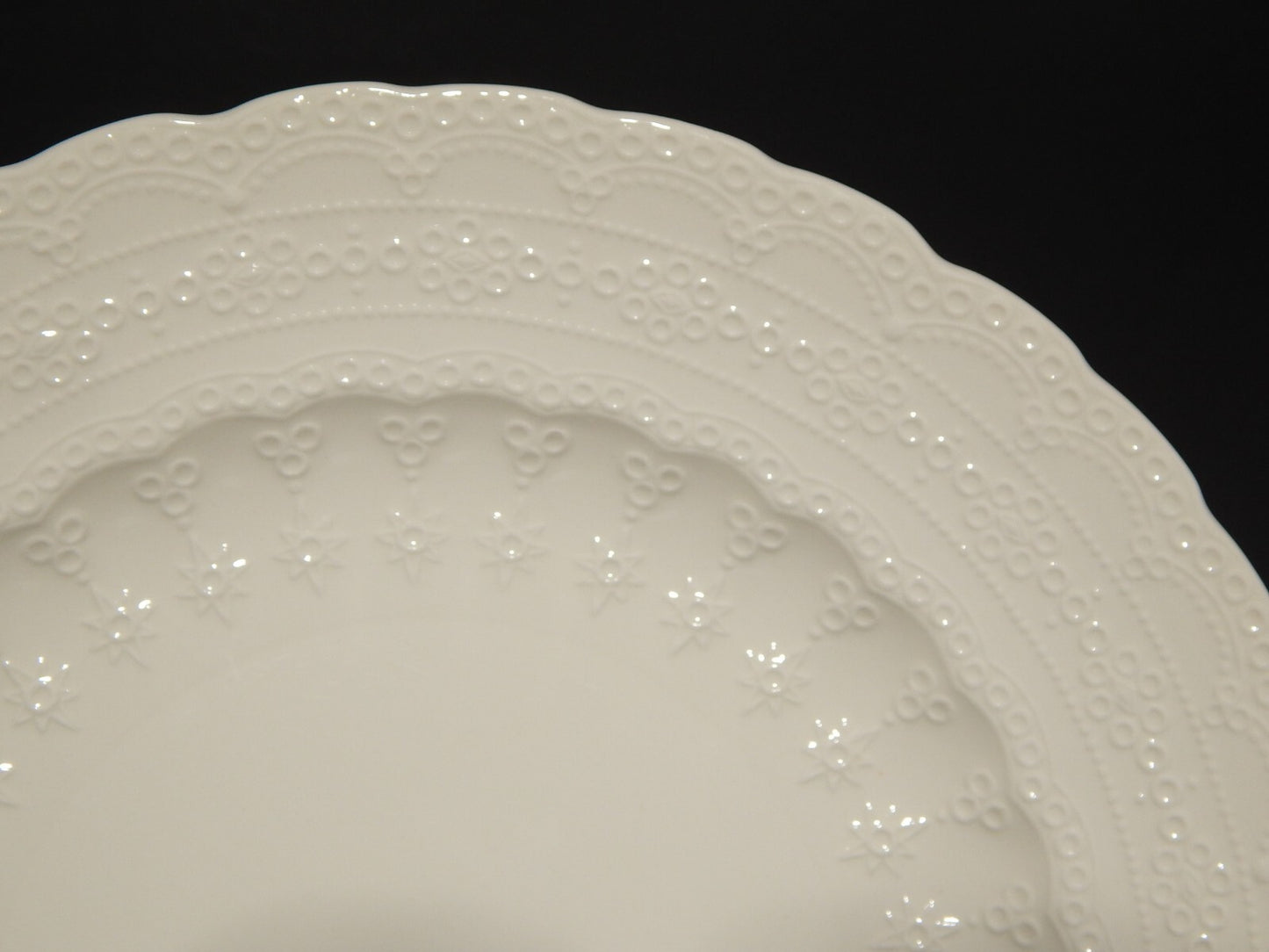 ANTICO SERVIZIO TAVOLA 6 PIATTI SEMI-PORCELLANA COPELAND SPODE'S JEWEL 1926
