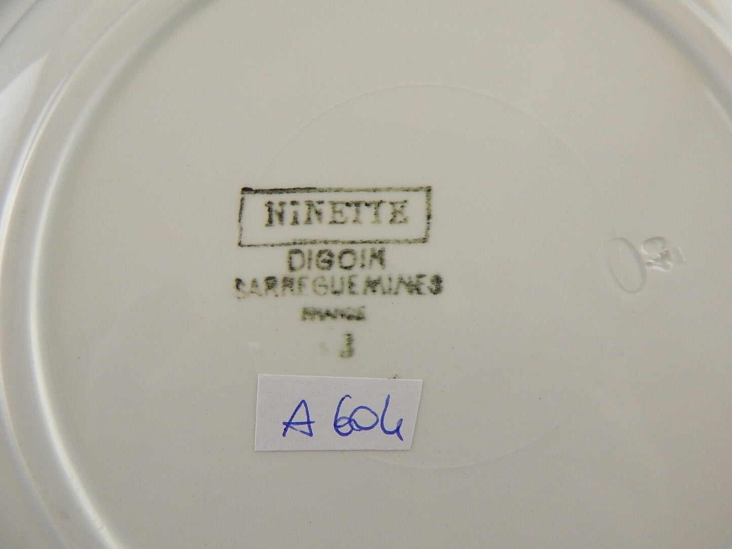 ANTICO ART DECO SERVIZIO TAVOLA PIATTI CERAMICA SARREGUEMINES DIGOIN NINETTE