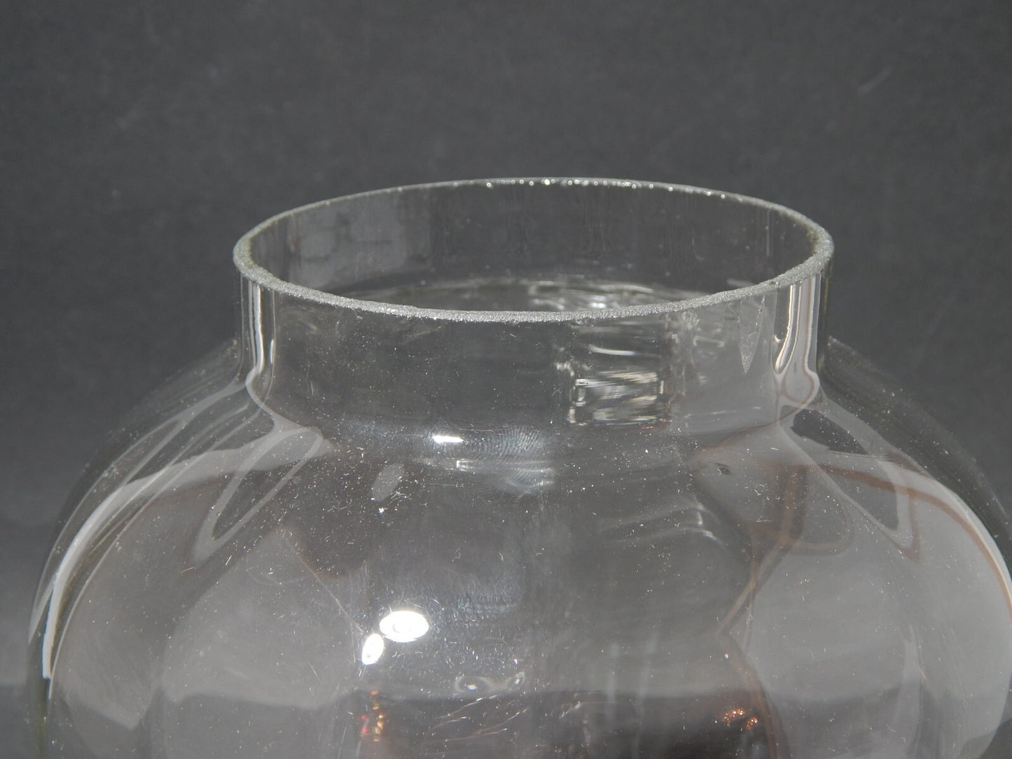 ANTICO VASO E COPERCHIO ALBARELLO VETRO SOFFIATO ALTARE PASTICCERIA DROGHERIA