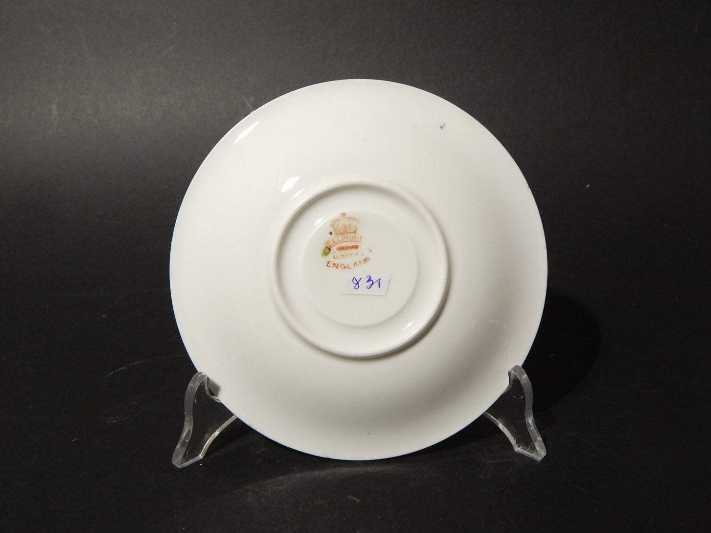 ANTICA TAZZA TE' PORCELLANA INGLESE DELPHINE CROWN CHINA JH MIDDLETON FINE 800