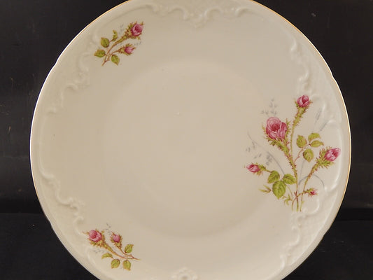 ROCAILLE RETRO' WINTERLING BAVARIA VASSOIO ROTONDO PIATTO PORCELLANA ROSA CANINA