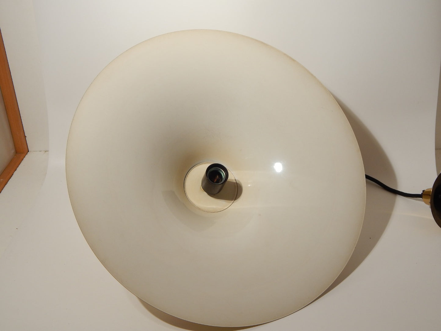 VINTAGE LAMPADARIO SEMI PENDANT DESIGN DANESE BONDERUP & THORUP OTTONE LUCIDATO