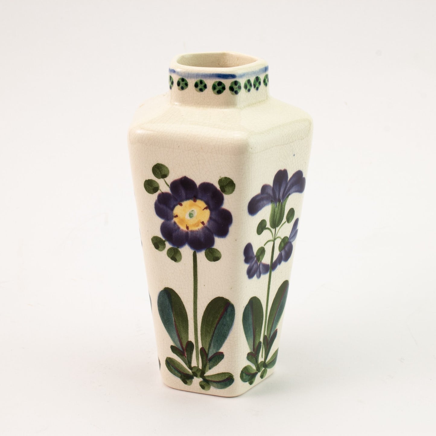 ROYAL COPENHAGEN ALUMINIA ANTICO VASO CERAMICA SOTTOSMALTO 165-103 CM 9X16