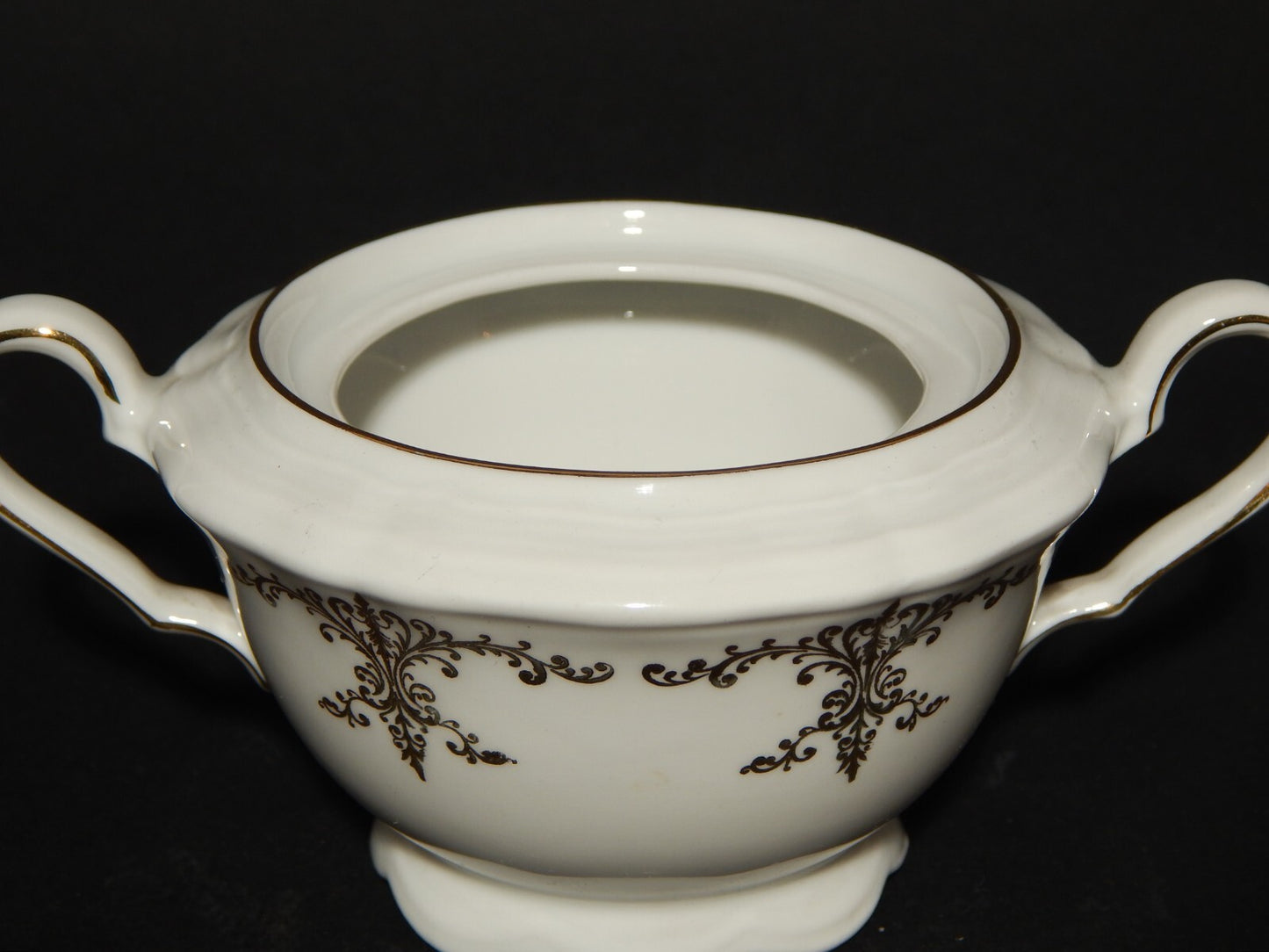 ANTICO SERVIZIO CAFFÈ PORCELLANA BIANCA ORO MARIE LUISE BAVARIA SELTMANN WEIDEN