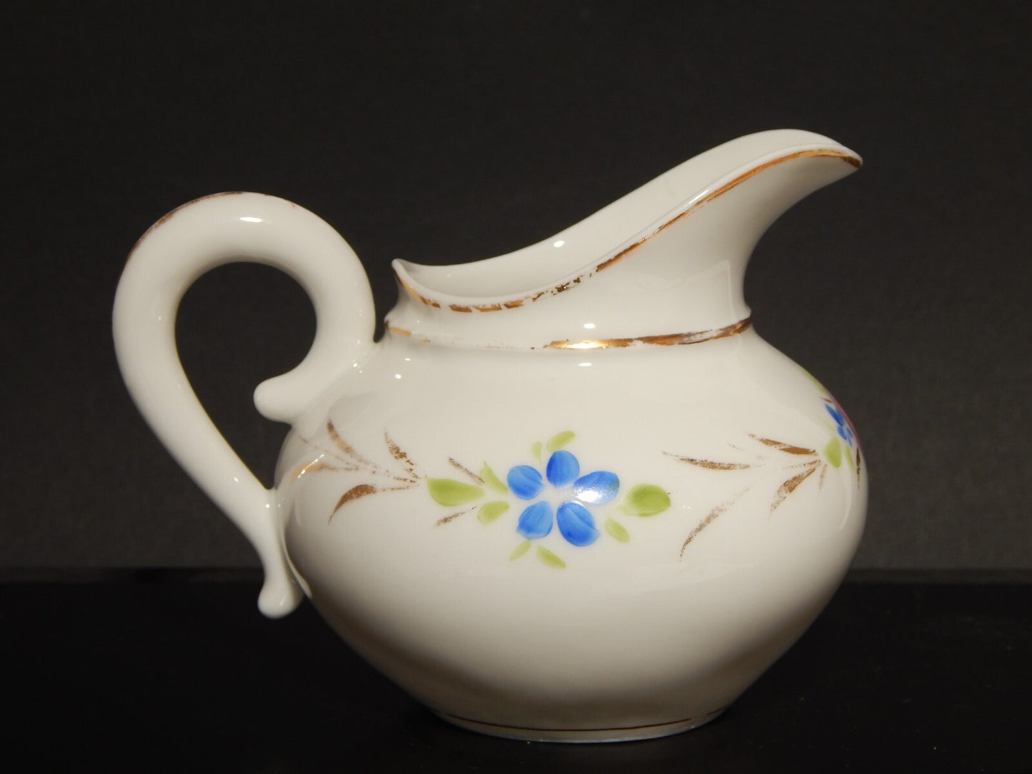 ANTICA RARA LATTIERA BRICCO PORCELLANA VECCHIO PARIGI FINE 800 SECONDO IMPERO