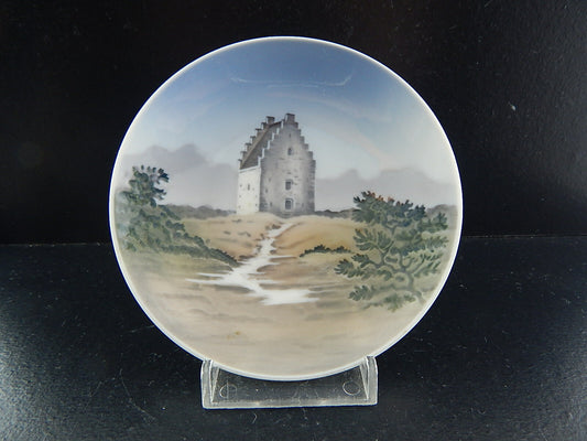 ROYAL COPENHAGEN PIATTINO DECORATIVO PORCELLANA CHIESA SOMMERSA SKAGEN