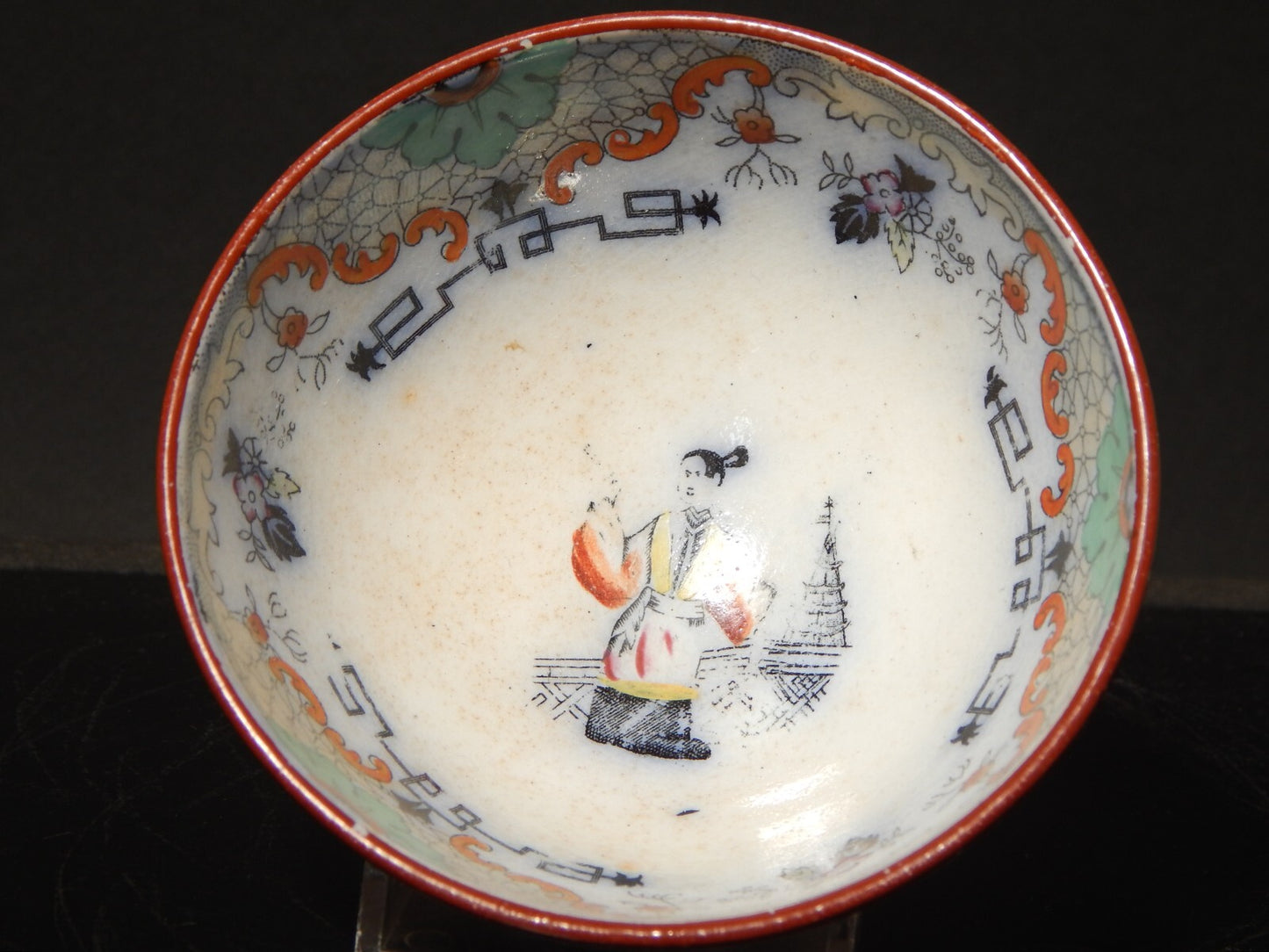 ANTICA CIOTOLA PICCOLA SCODELLA PORCELLANA MAASTRICHT PETRUS REGOUT TIMOR