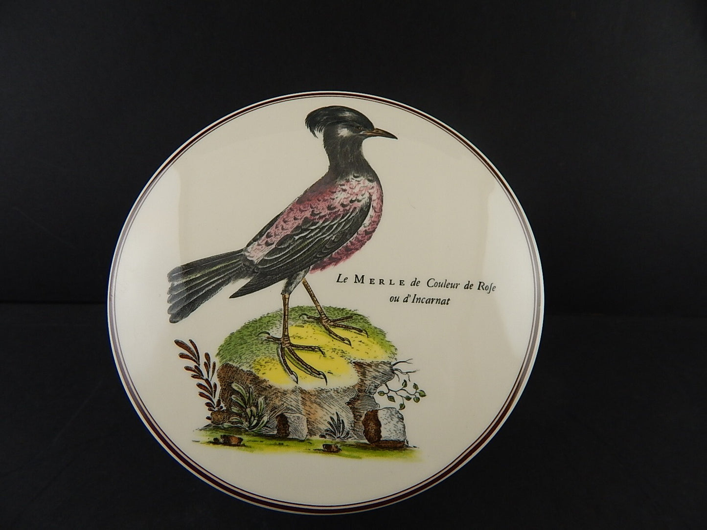 VINTAGE VILLEROY&BOCH COFANETTO SCATOLA PORTA BONBONS GIOIE PORCELLANA LE MERLE