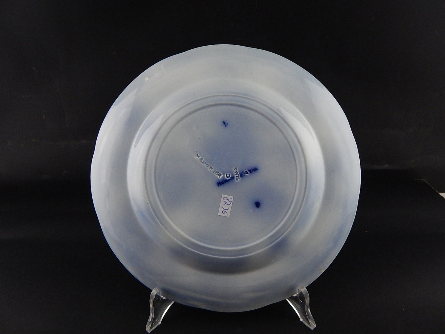 ANTICO RARO PIATTO PORCELLANA WEDGWOOD WATER NYMPH DIPINTO MANO FINE '800 #8736