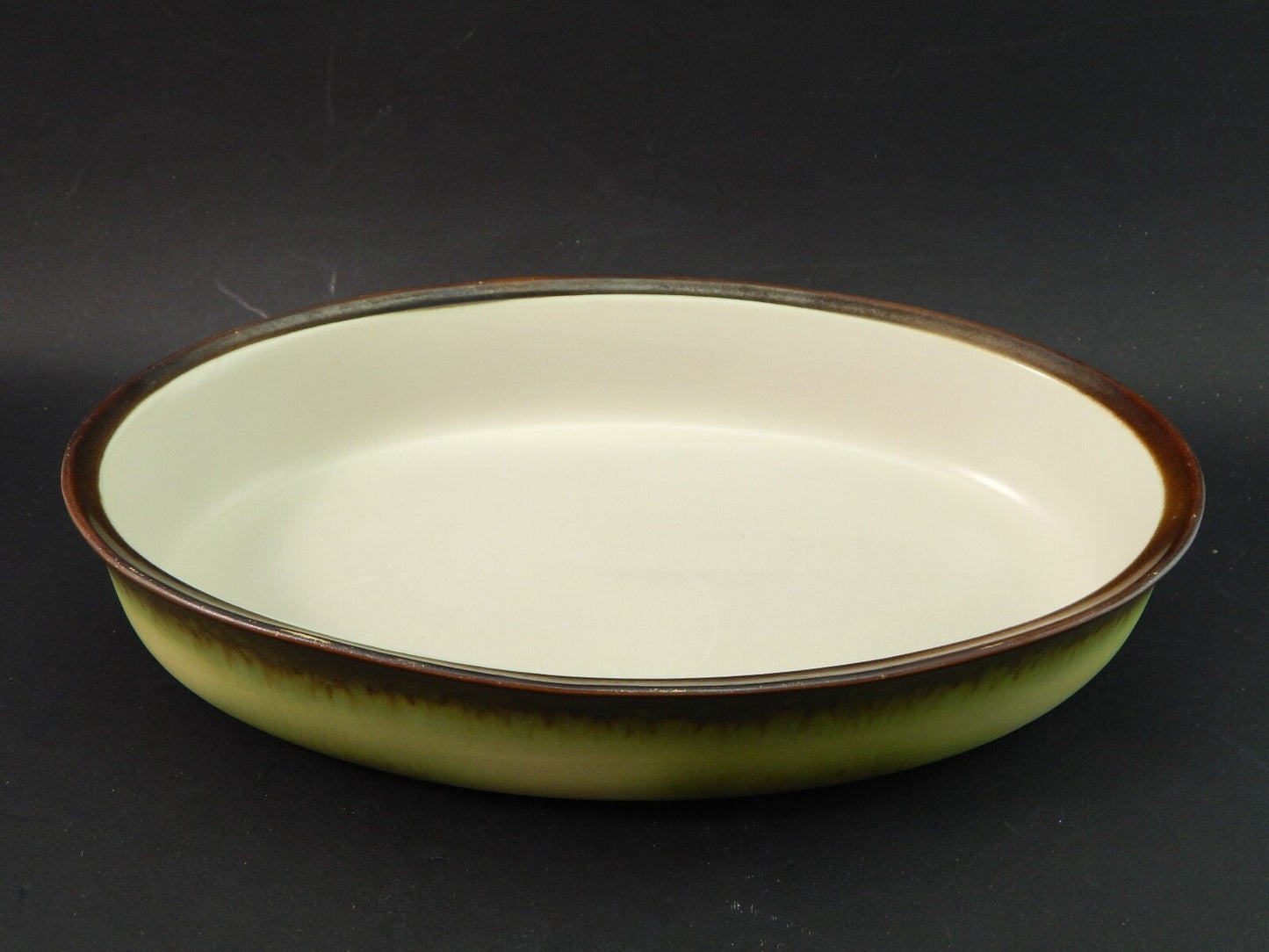 VINTAGE PORCELLANA MANCIOLI COLLEZIONE TUSCIA TEGLIA PIROFILA