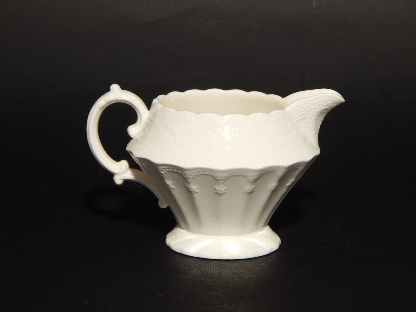 ANTICA LATTIERA SALSIERA INGLESE SEMI PORCELLANA COPELAND SPODE'S JEWEL 1926