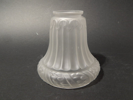 ANTICO LIBERTY TULIP PARALUME IN VETRO SATINATO PER APPLIQUE O LAMPADA
