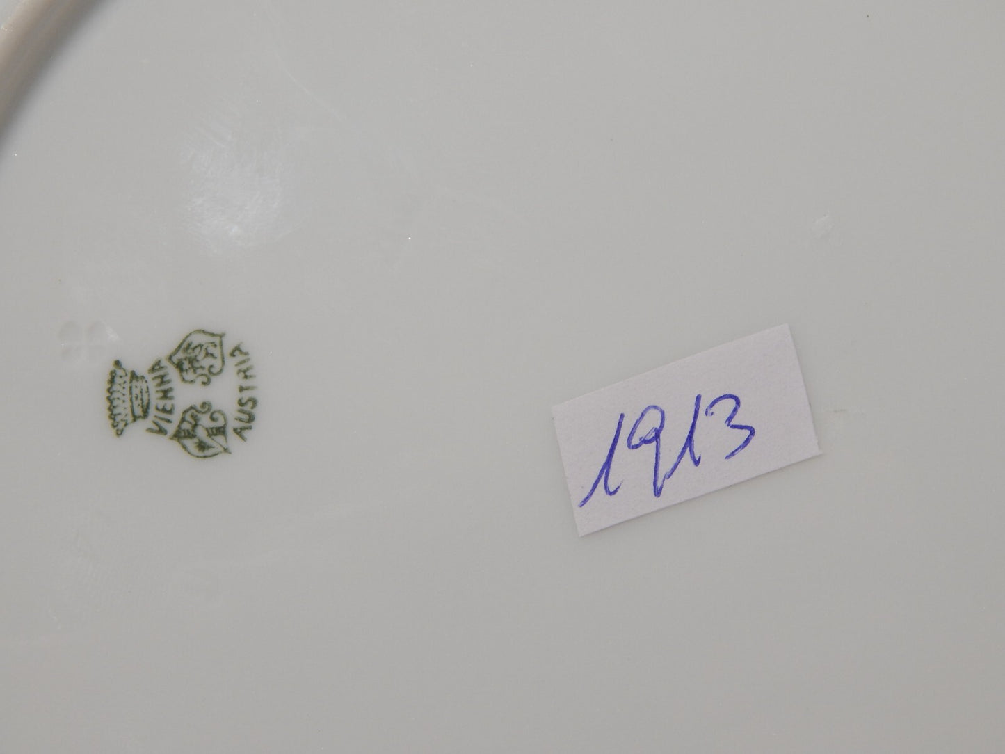 #ANTICO IMPORTANTE SET 6 PIATTI PESCE STILE PORCELLANA IMPERIALE VIENNA AUSTRIA