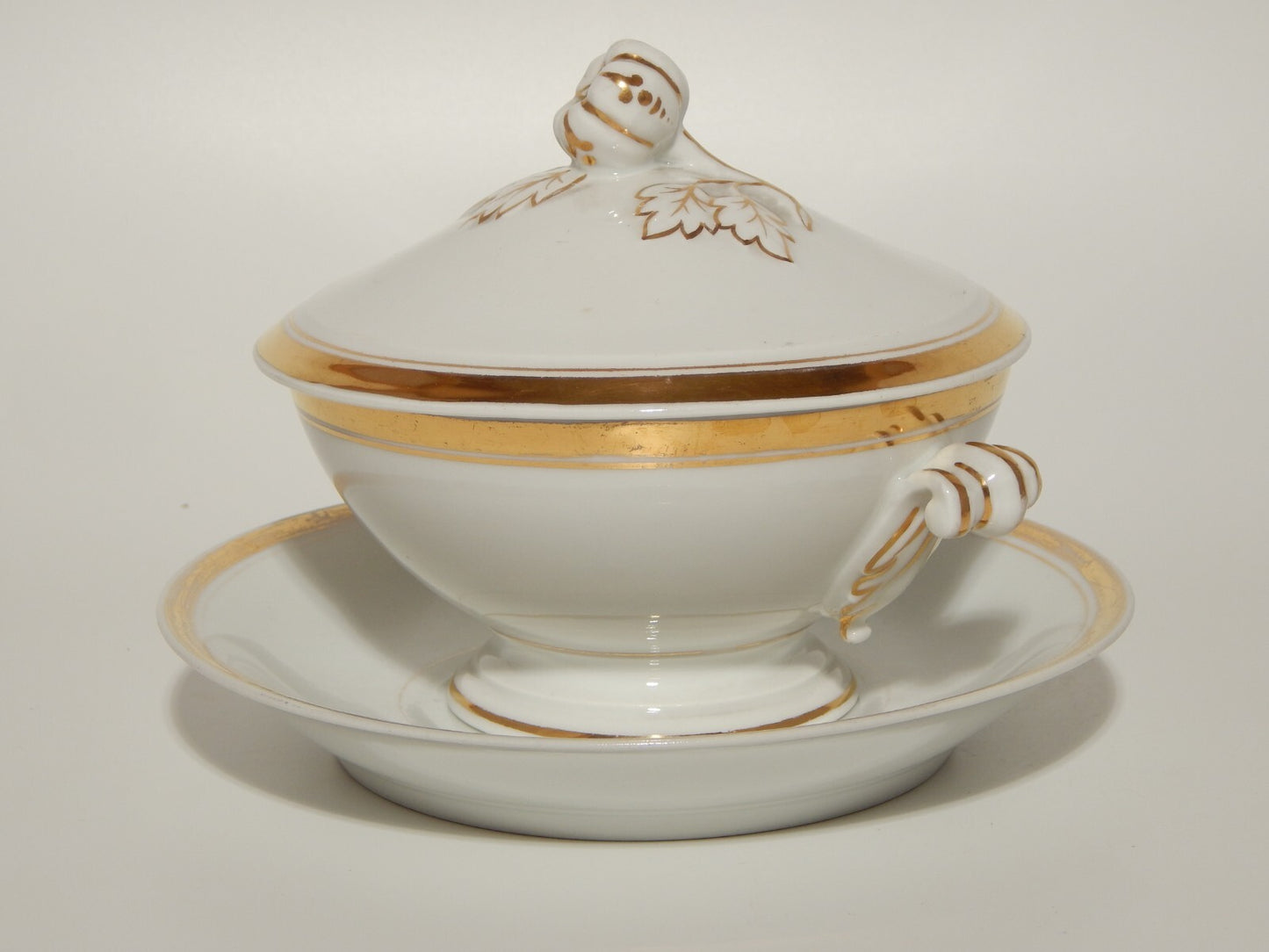 ANTICA ELEGANTE PREZIOSA TAZZA PUERPERA IMPERO PORCELLANA DI PARIGI PRIMO '800