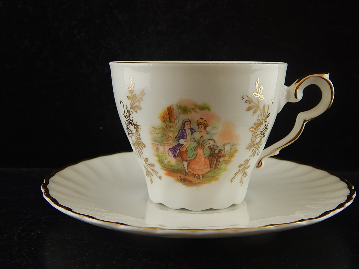 ANTICO SERVIZIO 6 TAZZINE CAFFE' PORCELLANA RHEINPFALZ HARTPORZELLAN BAVARIA