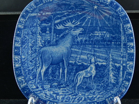 RORSTRAND PIATTO PORCELLANA NATALE 1974 PORCELAIN CHRISTMAS PLATE COLLEZIONE NEW