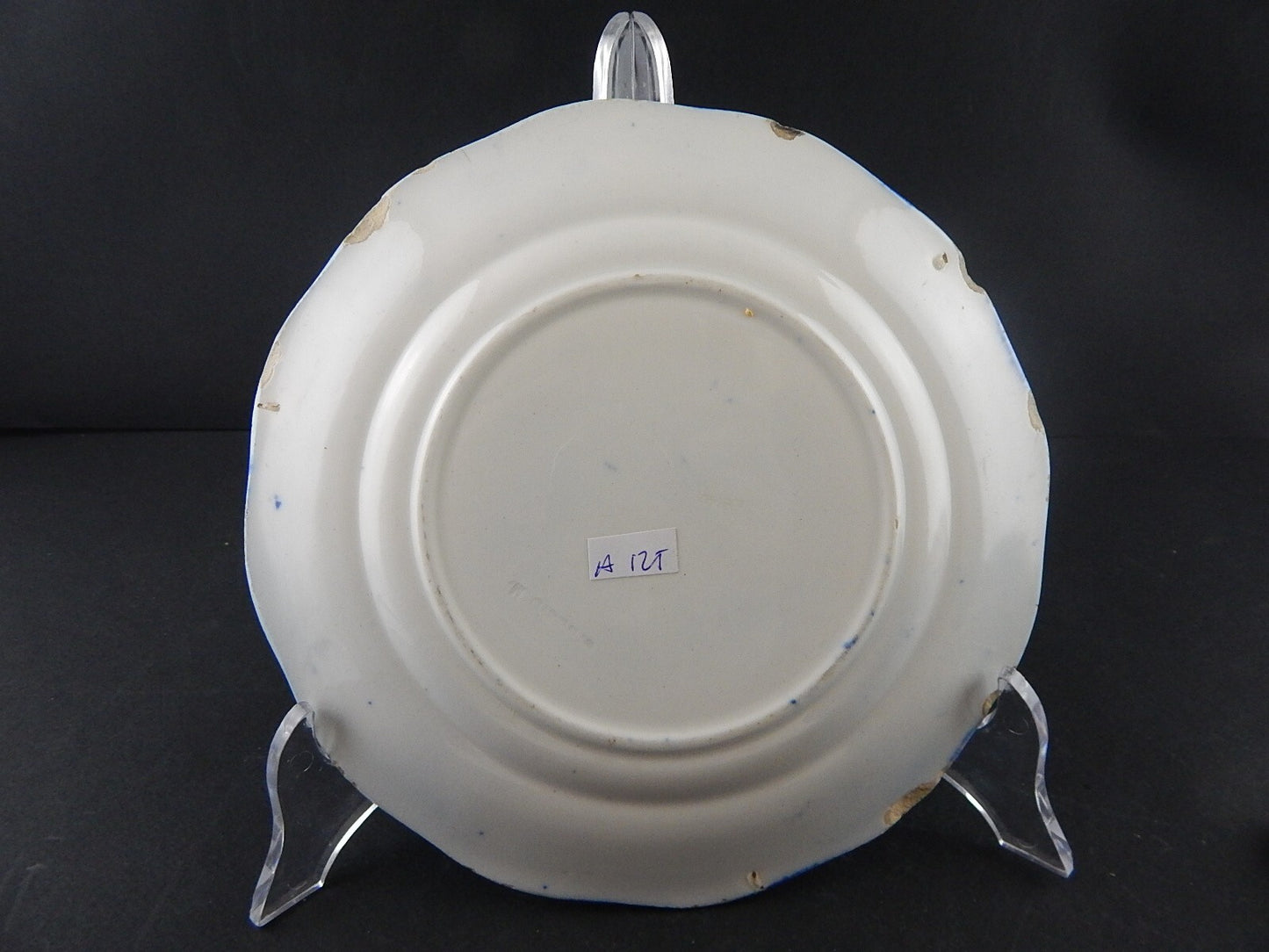 ANTICO PIATTO CERAMICA GIUSEPPE BESIO MONDOVI' SECONDA META' 800 JARDINIERE A125