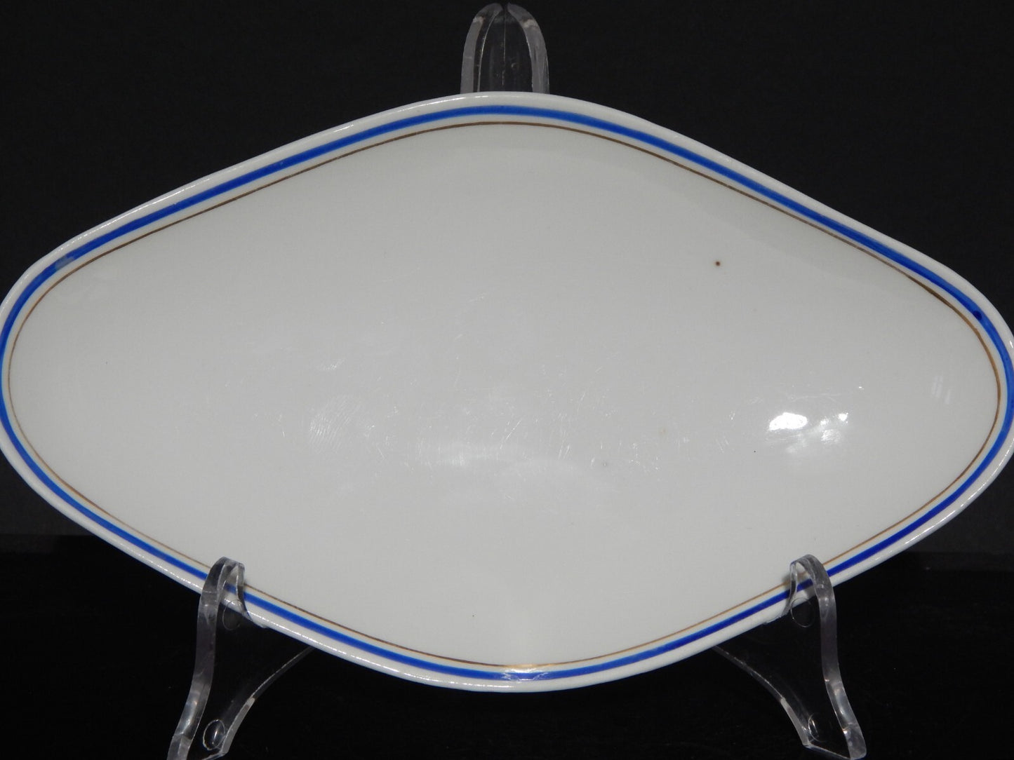 ANTICA RAVIERA VASSOIO IMPERO PORCELLANA GINORI DOCCIA XIX SECOLO