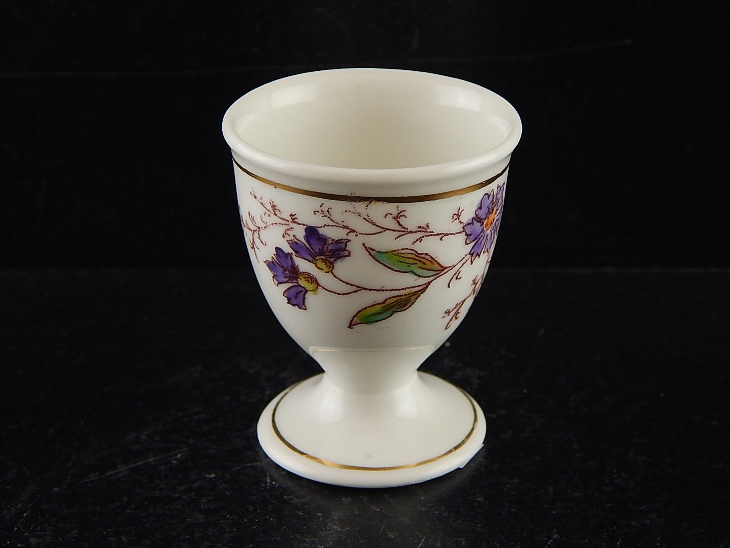 ANTICO HAVILAND LIMOGES PORTA UOVO PORCELLANA FINE 800 ART NOUVEAU FLOREALE 9219