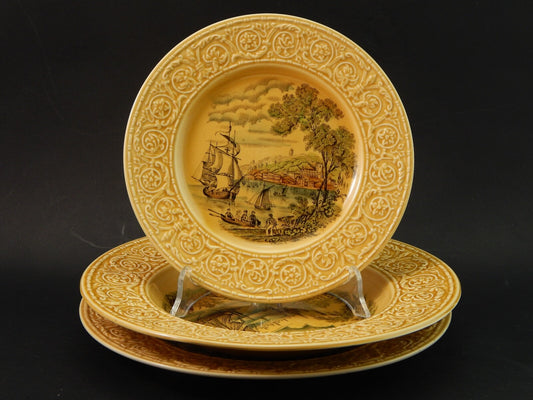 VINTAGE SERVIZIO 12 PIATTI ROYAL STAFFORDSHIRE CERAMICS ENGLAND SAFE HARBOUR