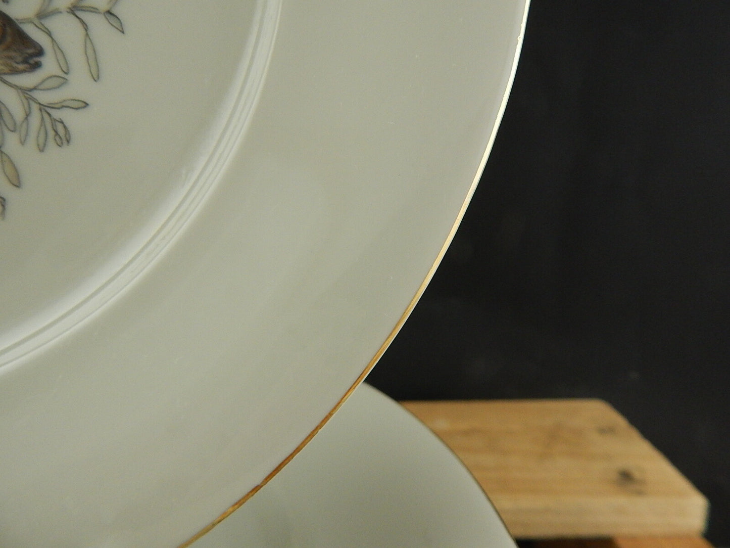 ANTICO SERVIZIO 6 PIATTI WINTERLING BAVARIA PORCELLANA COLLEZIONE PESCI