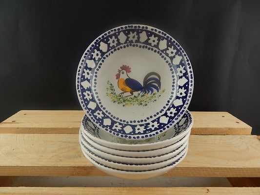 VINTAGE CIOTOLA GELATO CEREALI CERAMICA VEDOVA BESIO & FIGLIO MONDOVI' GALLO