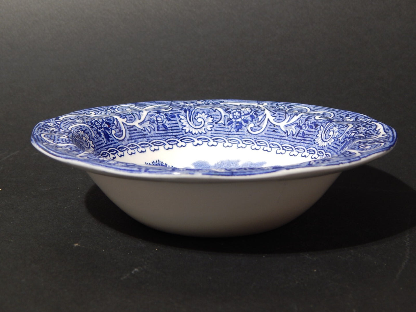 ANTICA CIOTOLA SEMI PORCELLANA POTTERY RIVER SCENES IRON STAFFORDSHIRE