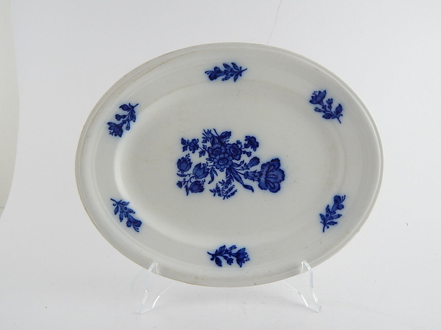 ANTICO RAVIERA VASSOIO PORCELLANA CERAMICA CAULDON PLACE ENGLAND TRAY FINE 1800