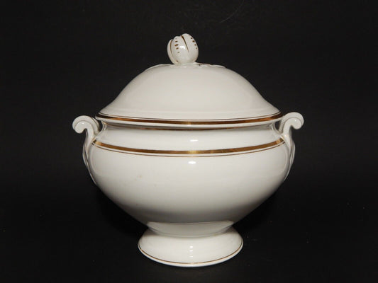 ANTICA PORCELLANA ZUPPIERA CENTROTAVOLA IMPERO CARL TIELSCH ALTWASSER FINE 800