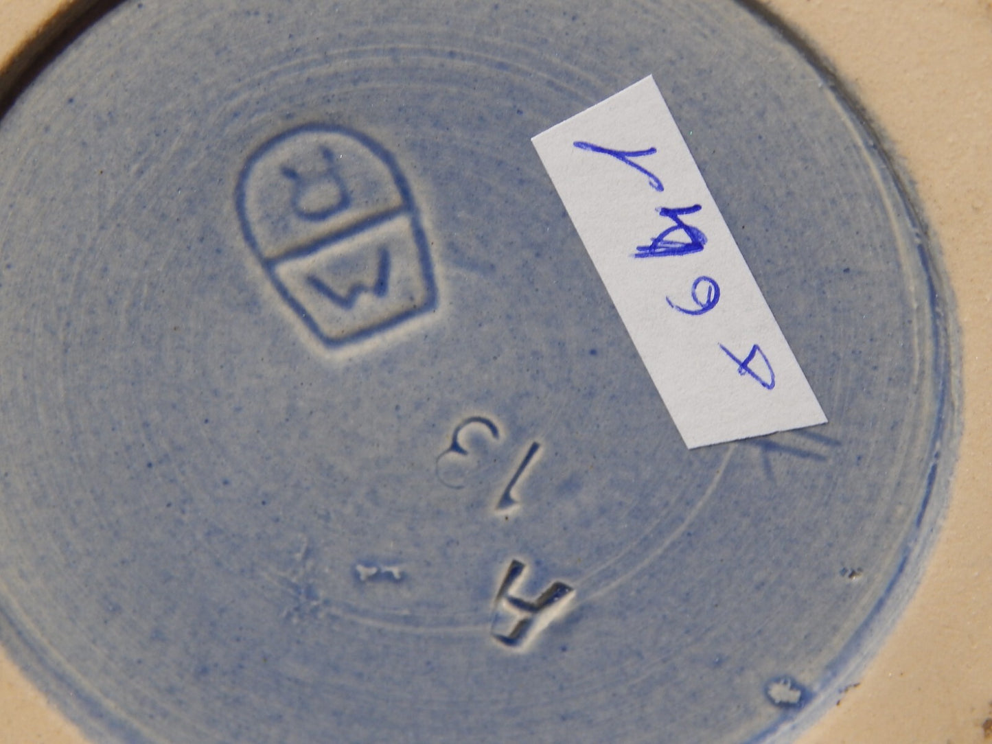 ANTICO COLLEZIONE BOCCALE BIRRA CERAMICA MARZI & REMY COPERCHIO PELTRO