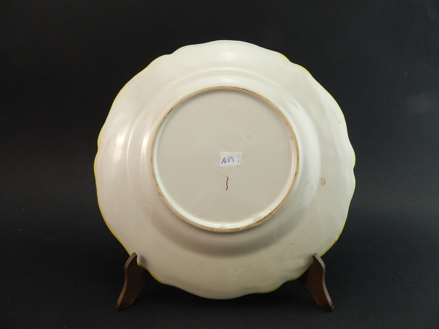 ANTICO PIATTO CERAMICA MAIOLICHE DERUTA PERUGIA PRIMO 900 DECORO RINASCIMENTALE