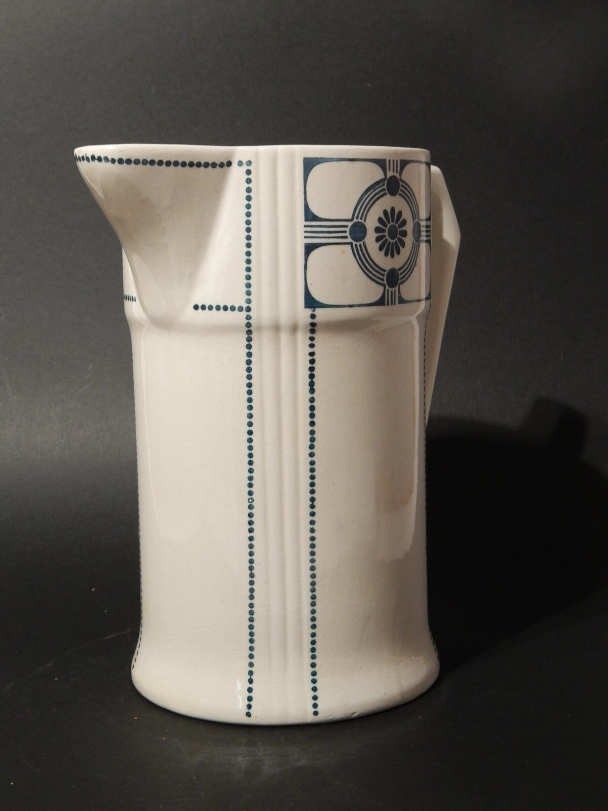 ANTICA ART DECO GRANDE BROCCA CARAFFA VERSATOIO CERAMICA SYLT