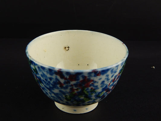 ANTICA RARA TAZZA CERAMICA J. B. CAPPELLEMANS JEMAPPES META' 800 CAMOUFLAGES