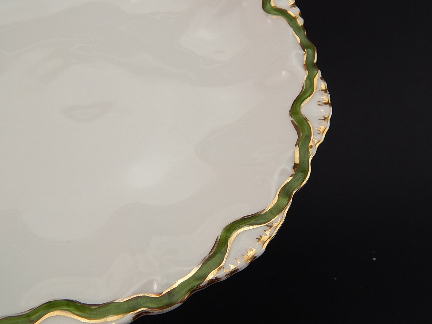 ANTICA ALZATA CENTROTAVOLA PORCELLANA HUTSCHENREUTHER BAVARIA STILE ROCAILLE