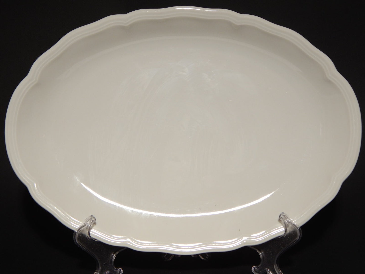 ANTICO VASSOIO OVALE PORCELLANA BIANCA SELTMANN WEIDEN BAVARIA MARIE LUISE