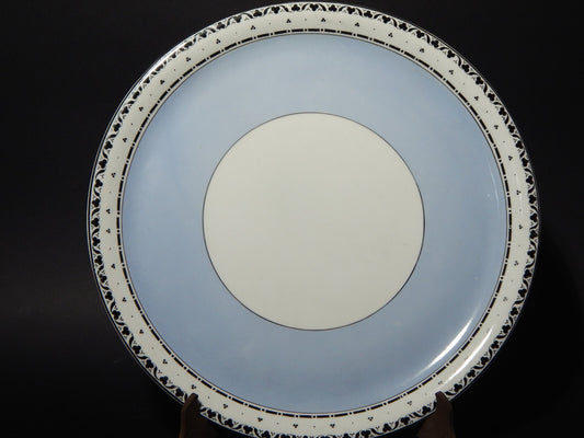 ANTICO RARO CRESCENT PERIODO EDOARDIANO VASSOIO PIATTO FINE PORCELLANA INGLESE