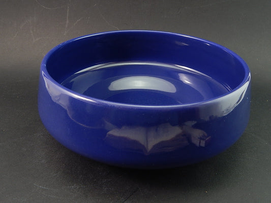 MODERNARIATO CIOTOLA INSALATIERA BLU COBALTO CERAMICA RICHARD GINORI MONDOVÌ