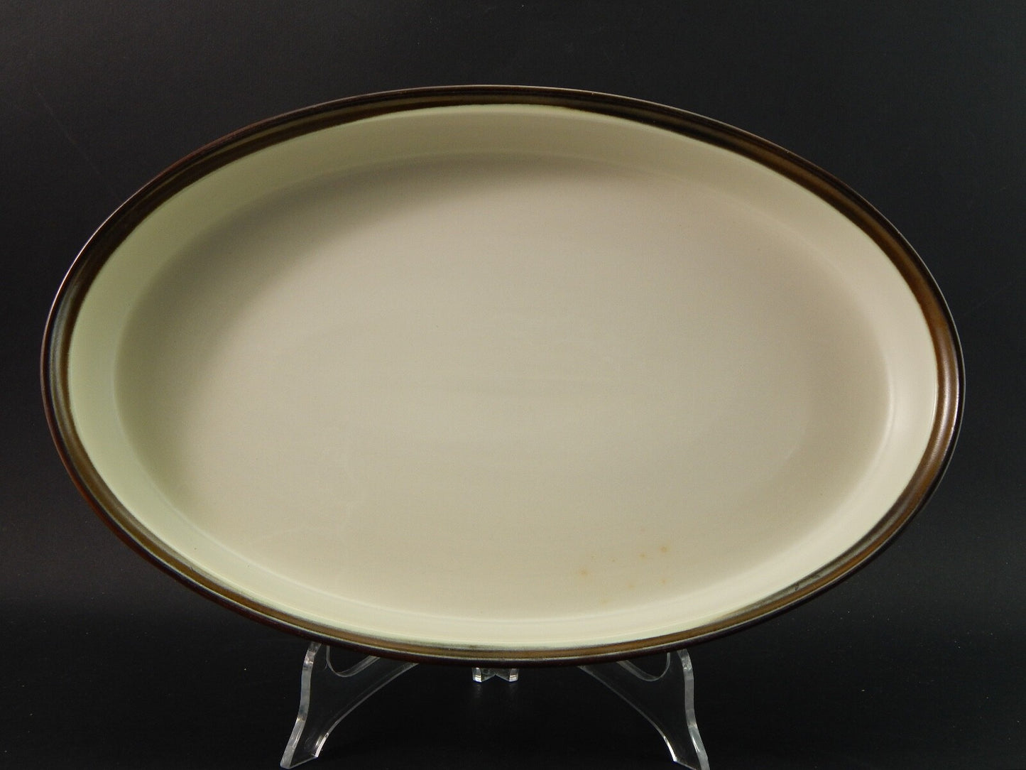 VINTAGE PORCELLANA MANCIOLI COLLEZIONE TUSCIA GRANDE TEGLIA PIROFILA