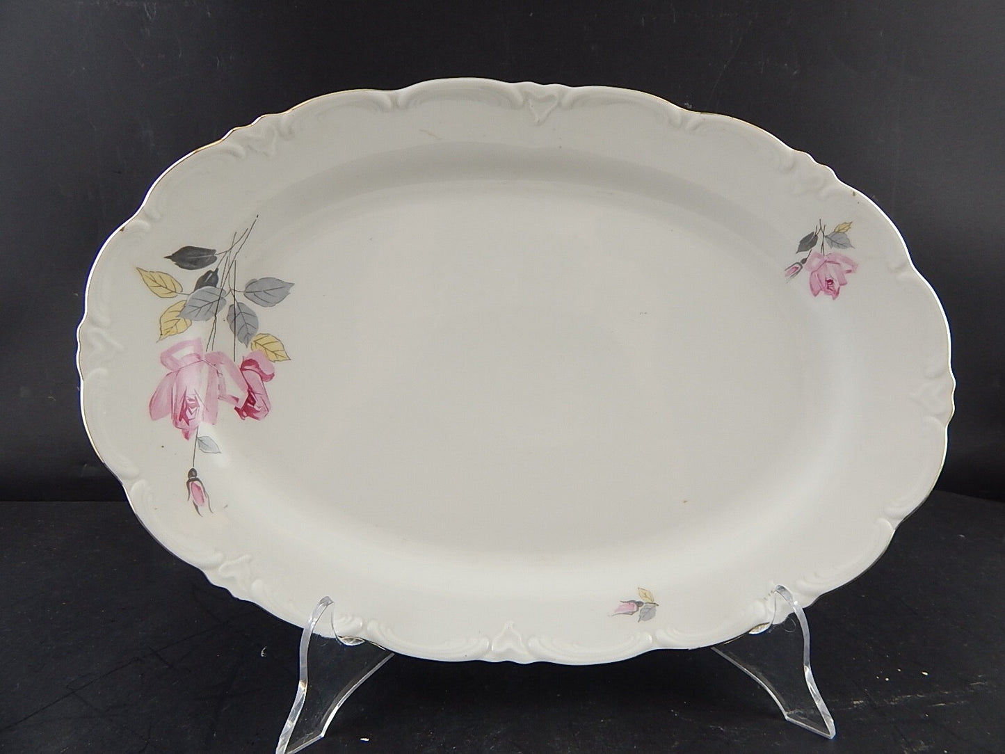 ANTICO ROCAILLE SERVIZIO TAVOLA PIATTI PORCELLANA SCHIRNDING BAVARIA THERESIA