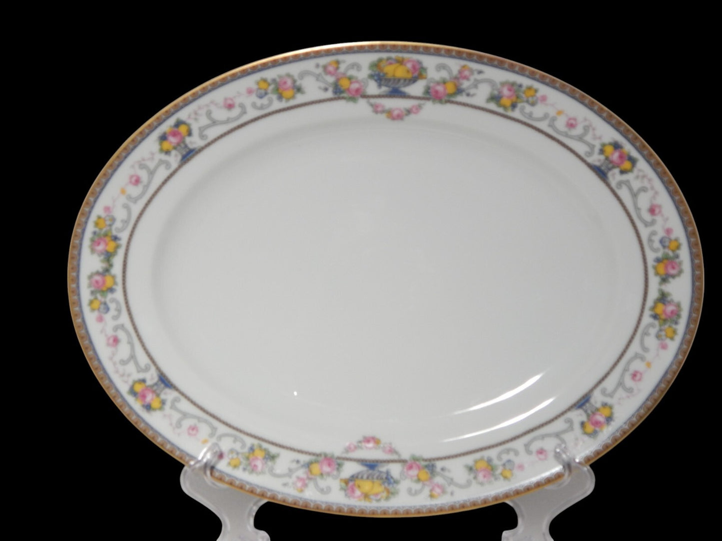 VINTAGE SERVIZIO TAVOLA PIATTI PORCELLANA ROSENTHAL CLASSIC ROSE GRECA FRUTTI