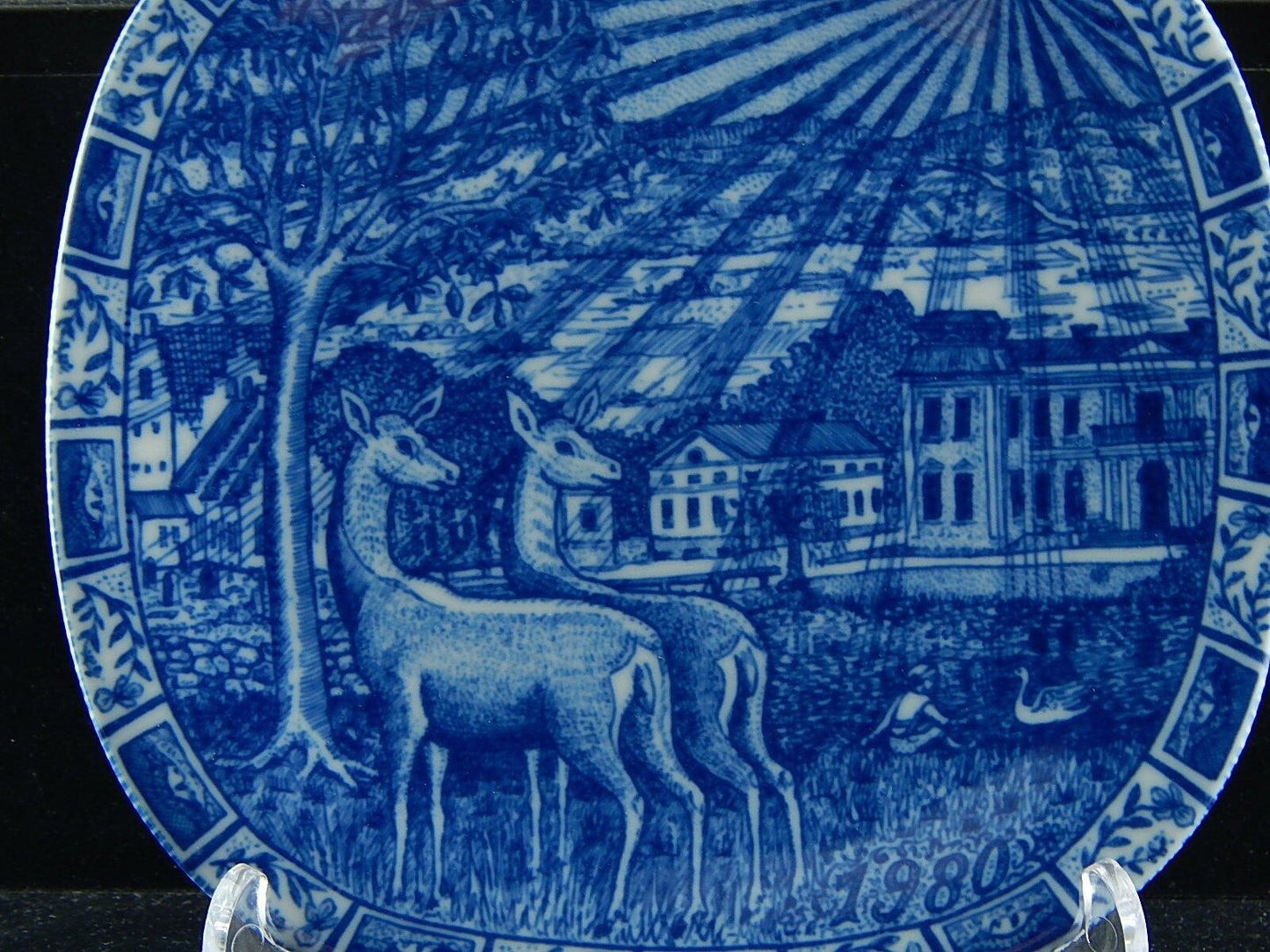 RORSTRAND PIATTO PORCELLANA NATALE 1980 PORCELAIN CHRISTMAS PLATE COLLEZIONE NEW