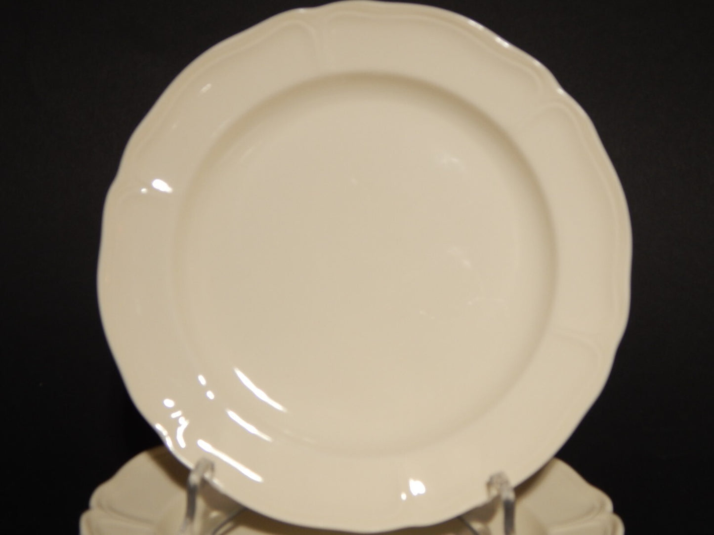 VINTAGE CERAMICA WEDGWOOD ETRURIA BARLASTON QUEENS SHAPE SET 6 PIATTI DESSERT