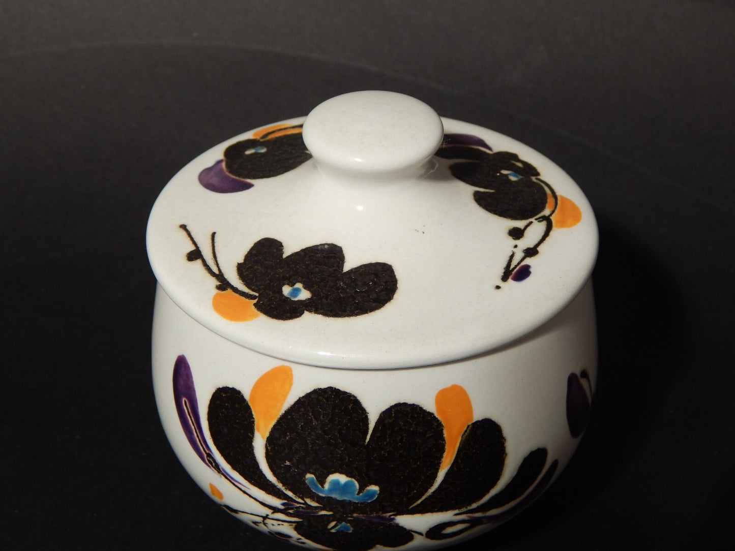 RARA ZUCCHERIERA VINTAGE PORCELLANA ROYAL COPENHAGEN DESIGN IVAN WEISS