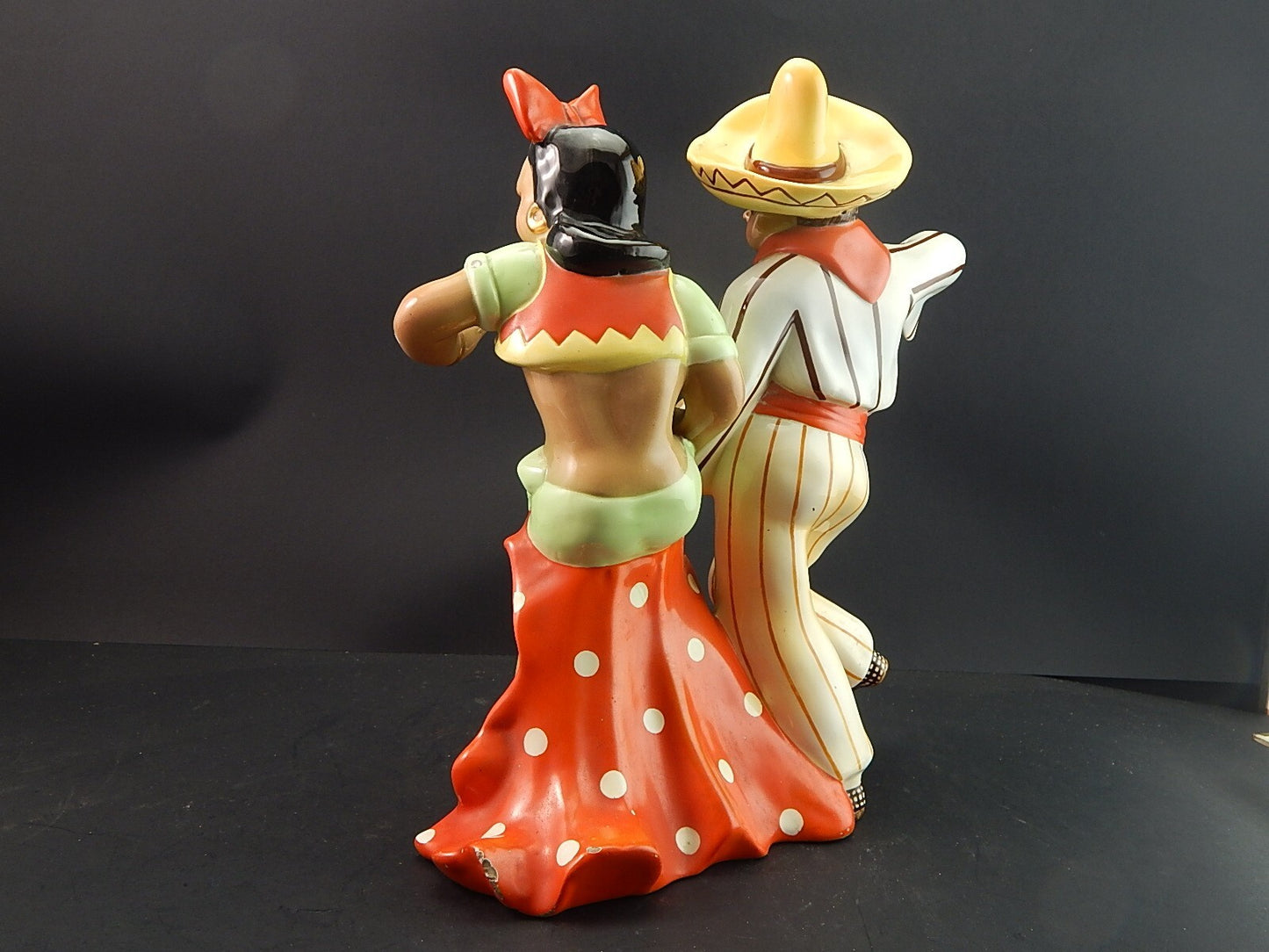 ANTICA RARA SCULTURA ARS PULCHRA TORINO MADE IN ITALY CERAMICA ANNI 40