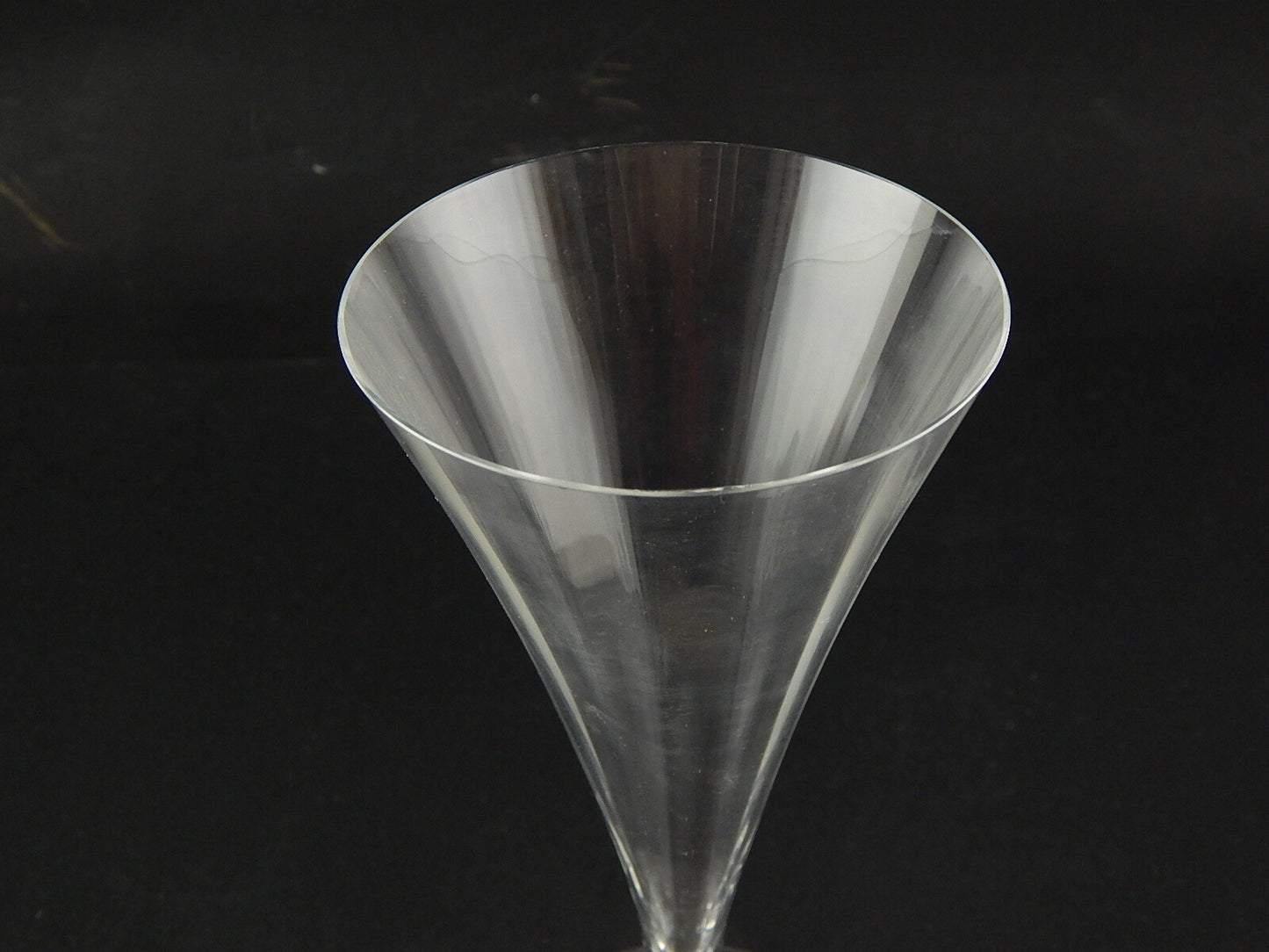 ART DECO ELEGANTE PREZIOSA COPPIA CALICI CRISTALLO ROGASKA MODELLO LUNA