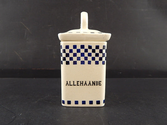 ANTICO BARATTOLO ART DECO CERAMICA CUCINA NORD EUROPA ALLEHAANDE SPEZIE MISTE