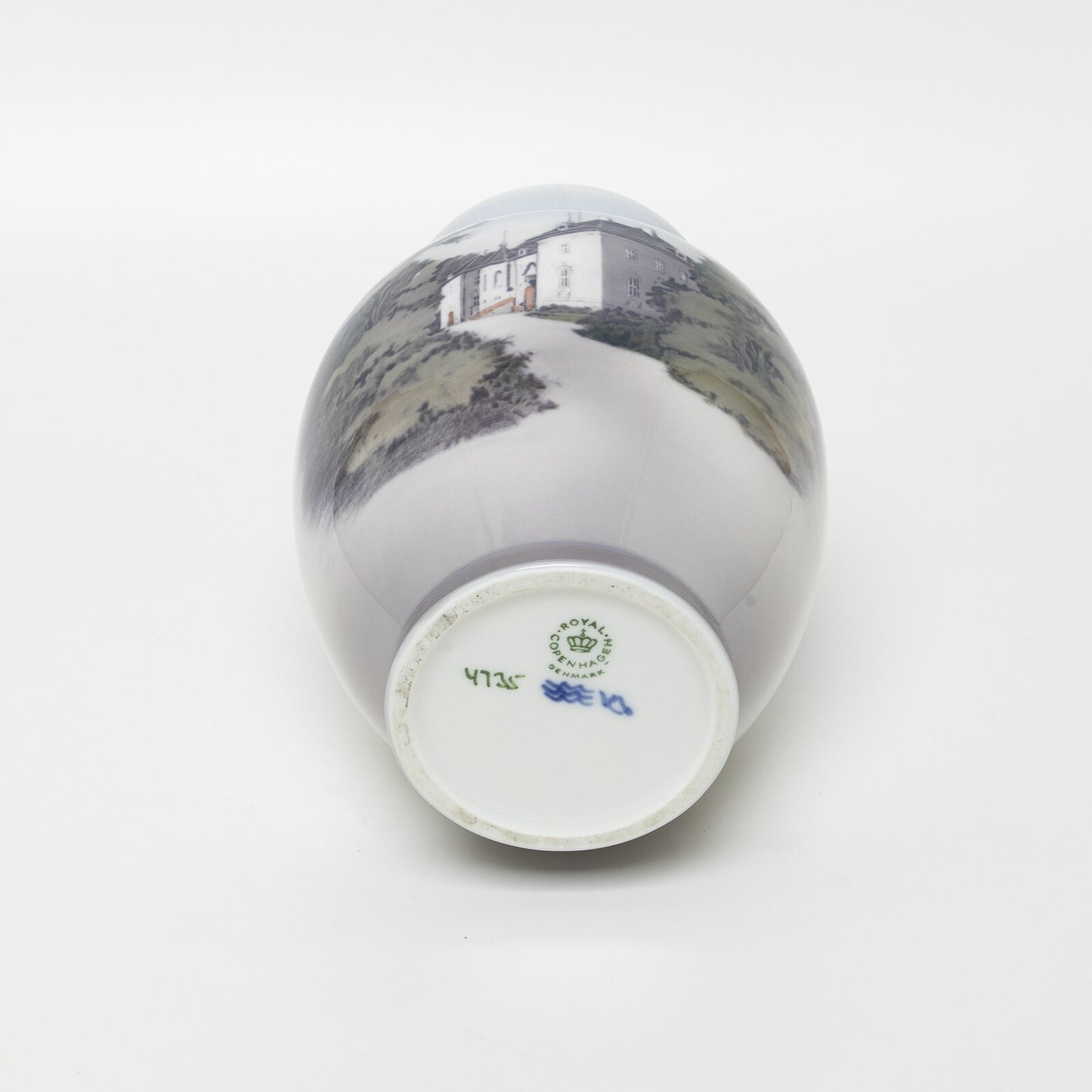 VASO PORCELLANA ROYAL COPENHAGEN "Castello di Marselisborg a Aarhus" CM 18