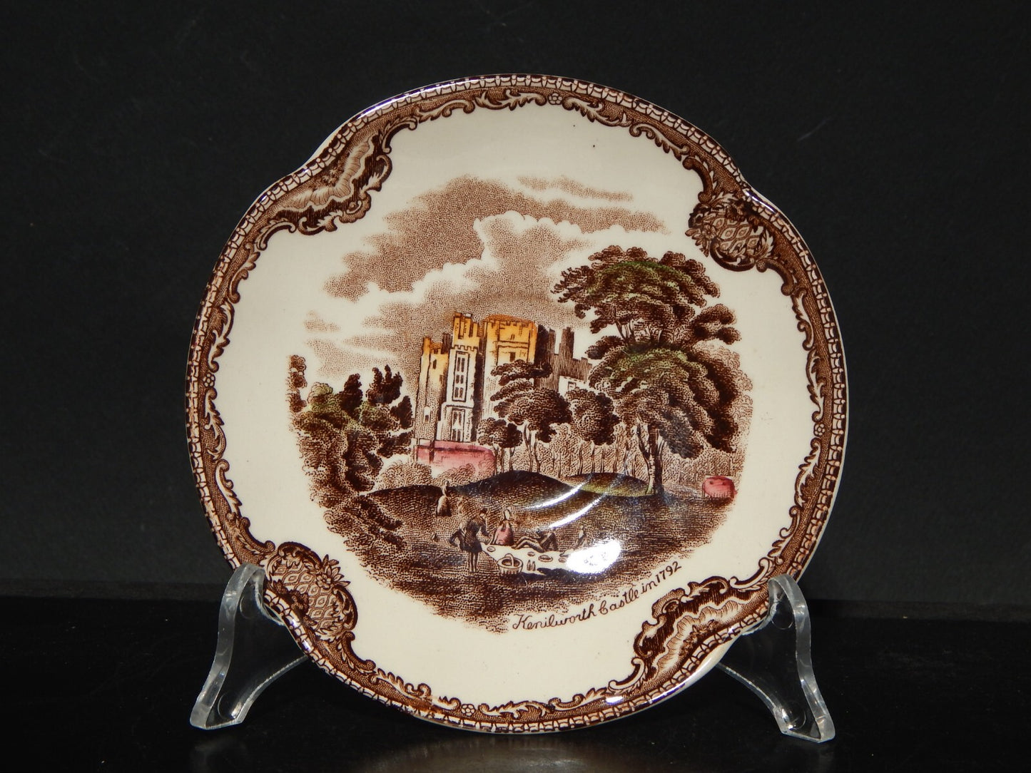 ANTICA TAZZA DA TE' PORCELLANA JOHNSON BROS OLD BRITAIN CASTLE MULTICOLOR