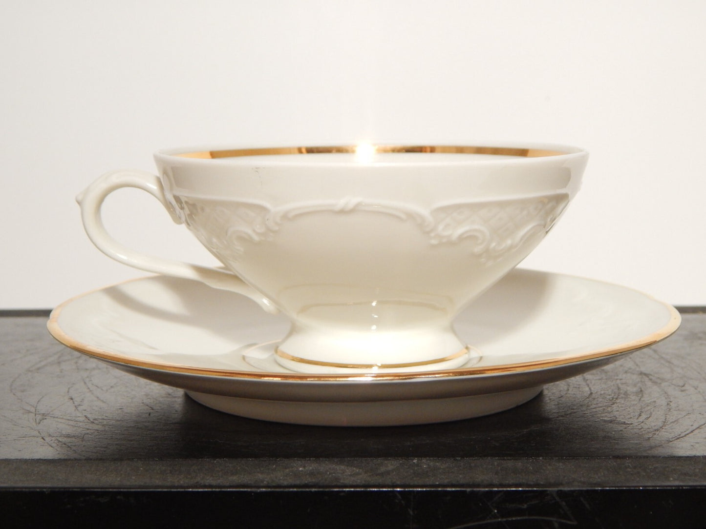 ANTICO SERVIZIO DA TE' PORCELLANA RIFINITO ORO WINTERLING BAVARIA STILE IMPERO